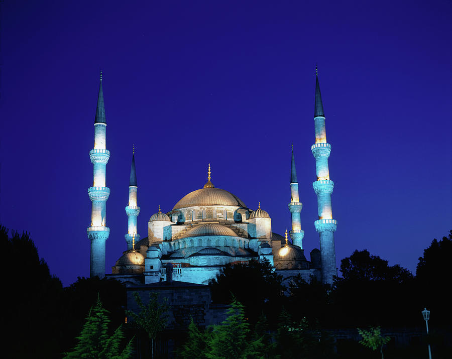 The Blue Mosque Of  Sultan Ahmed I And Photograph by Izzet Keribar