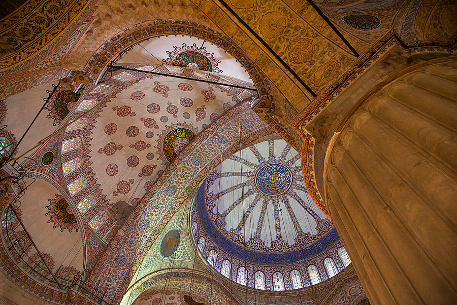 The Blue Mosque Photograph by Shirley Radabaugh