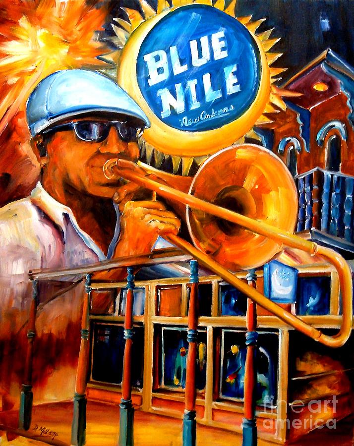 The Blue Nile Jazz Club Painting by Diane Millsap The Blue Nile Jazz Club Painting by Diane Millsap