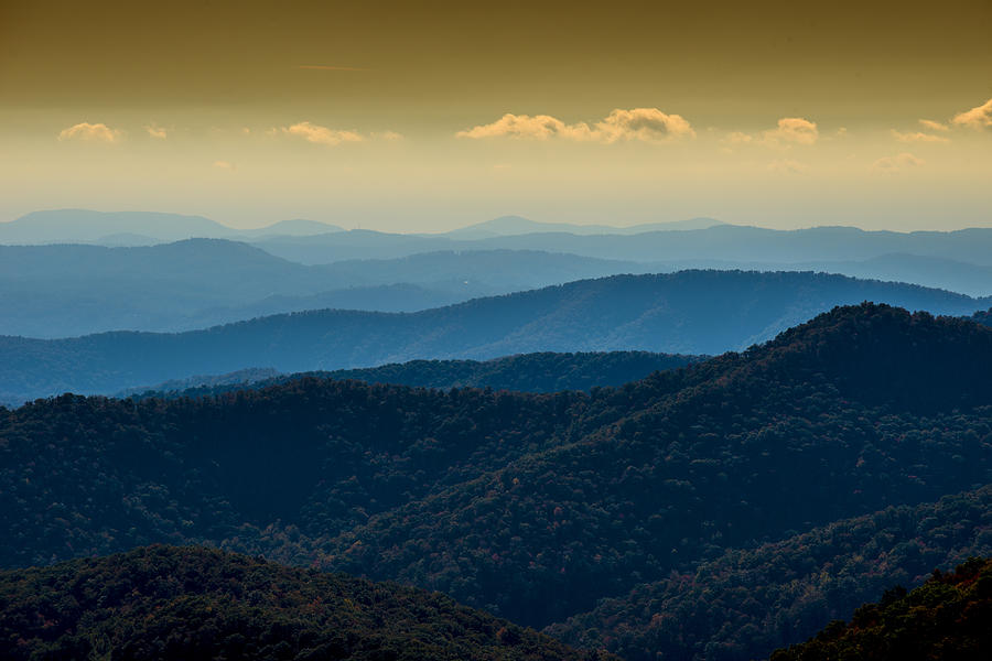 Smoky Mountains Photograph - The Blue Ridge Parkway by Kevin Cable