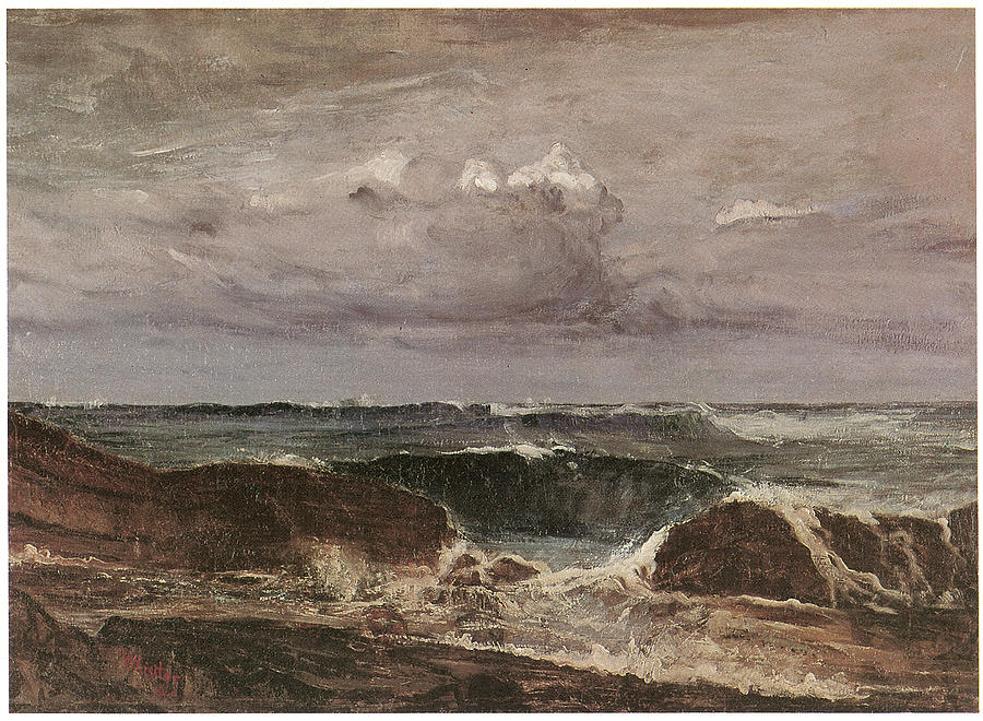 The Blue Wave Biarritz Painting By James Abbott Mcneill Whistler