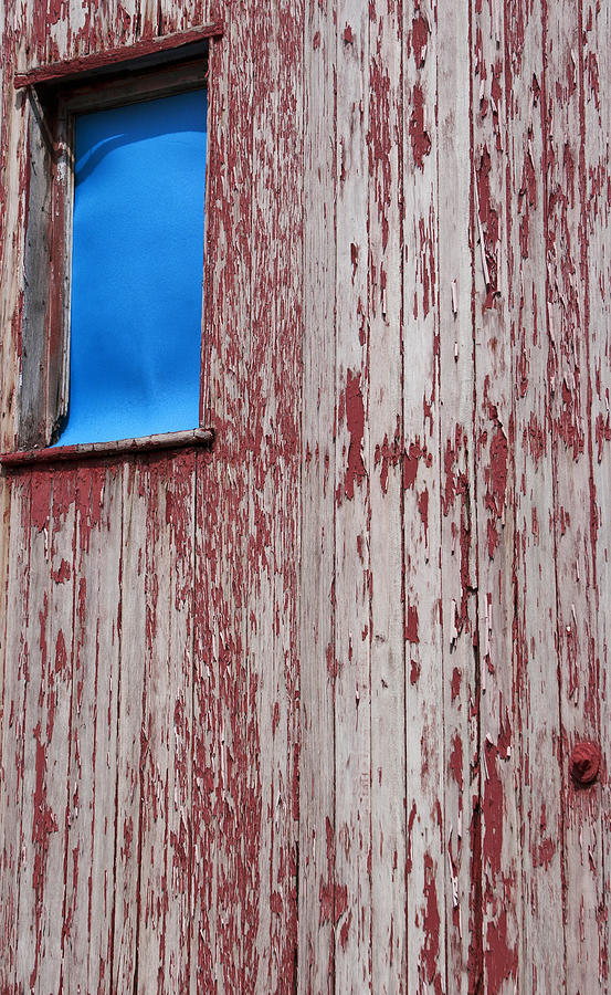 The blue window Photograph by Elvira Butler