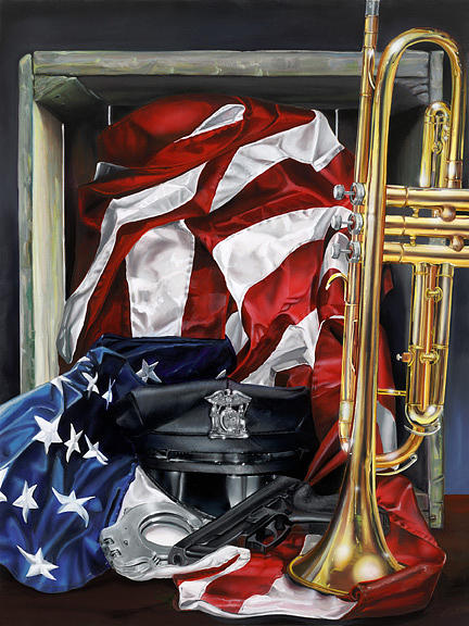 Washington D.c. Painting - The Blues by John Kiernan
