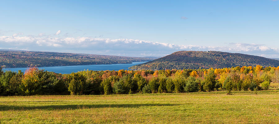 The Bluff On Keuka Lake In Autumn Photograph by Panoramic Images