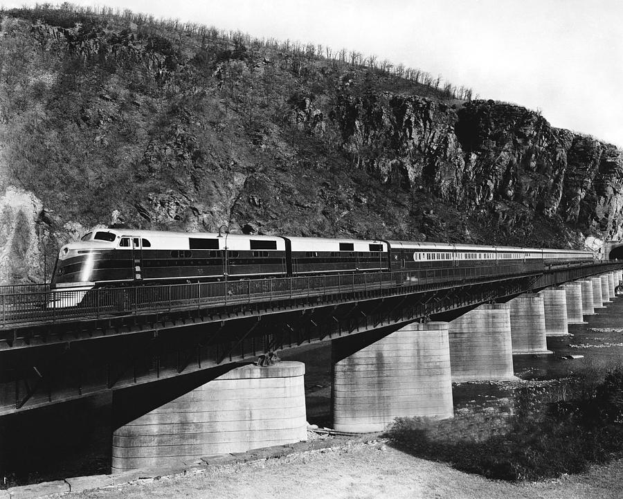 The B&O Capitol Limited Train Photograph By Underwood Archives - Fine ...