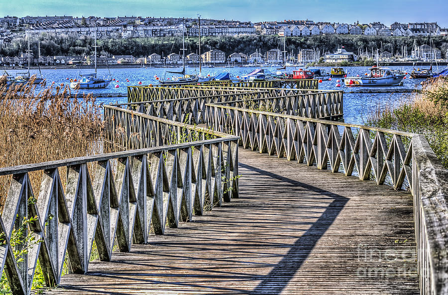 Boat Photograph - The Boardwalk by Steve Purnell