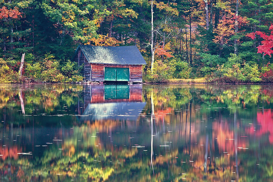 The Boat House Photograph by Jeff Sinon