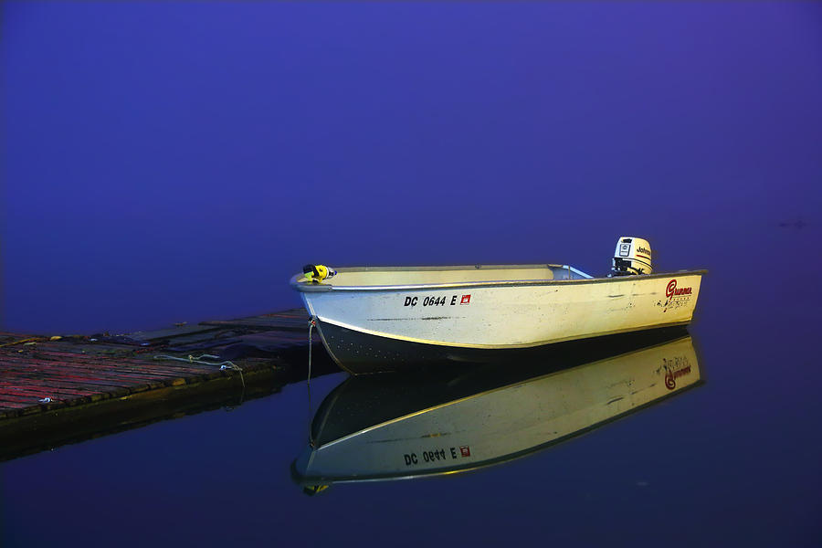 Boat Photograph - The Boat In The Fog by Metro DC Photography