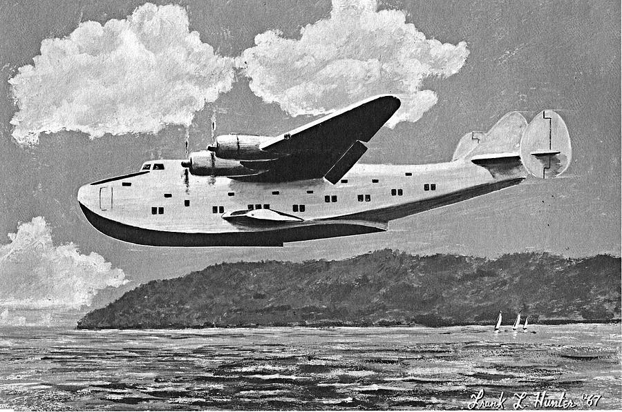 The Boeing 314 Yankee Clipper Painting by Frank Hunter