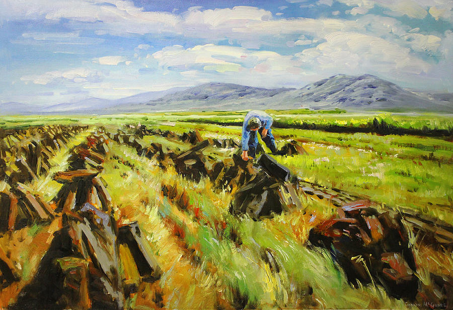 The Bogman Painting by Conor McGuire