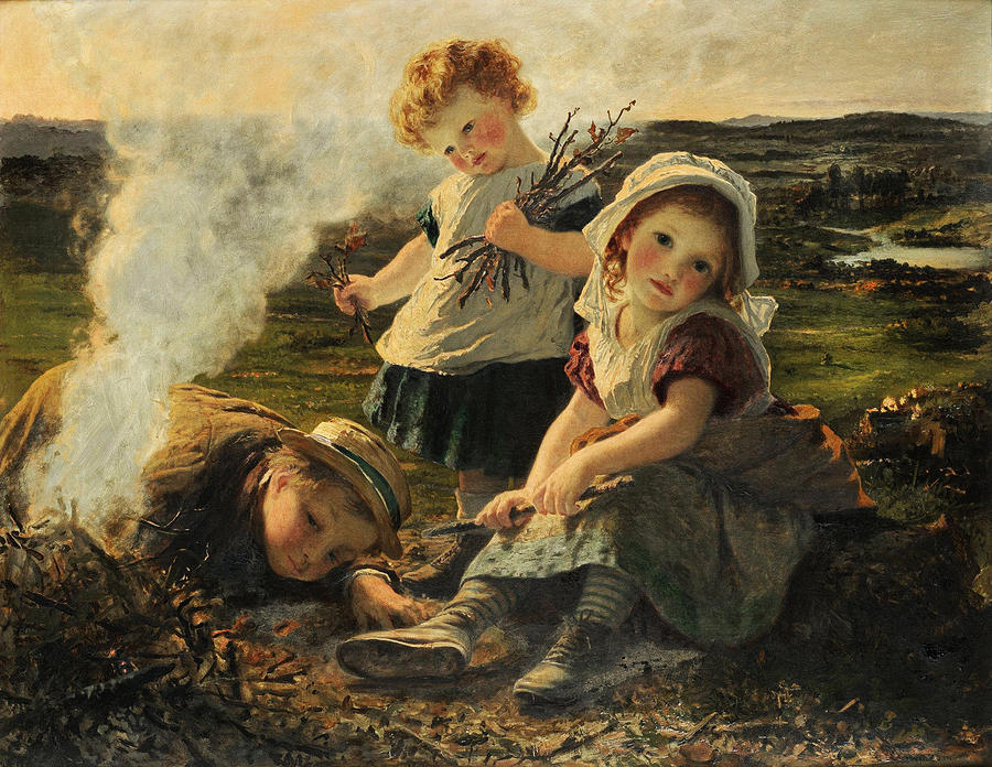 The Bonfire Photograph by Sophie Anderson