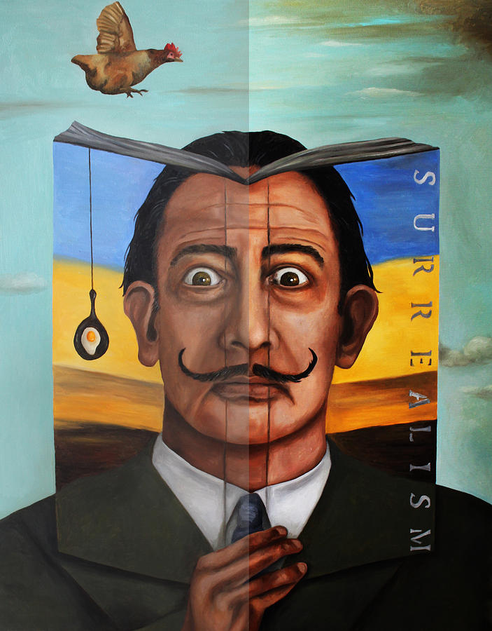 The Book Of Surrealism edit 5 Painting by Leah Saulnier The Painting Maniac