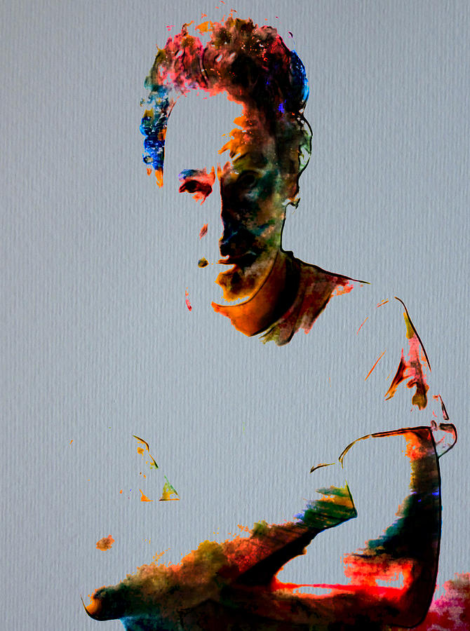The Boss Bruce Springsteen Painting by Brian Reaves
