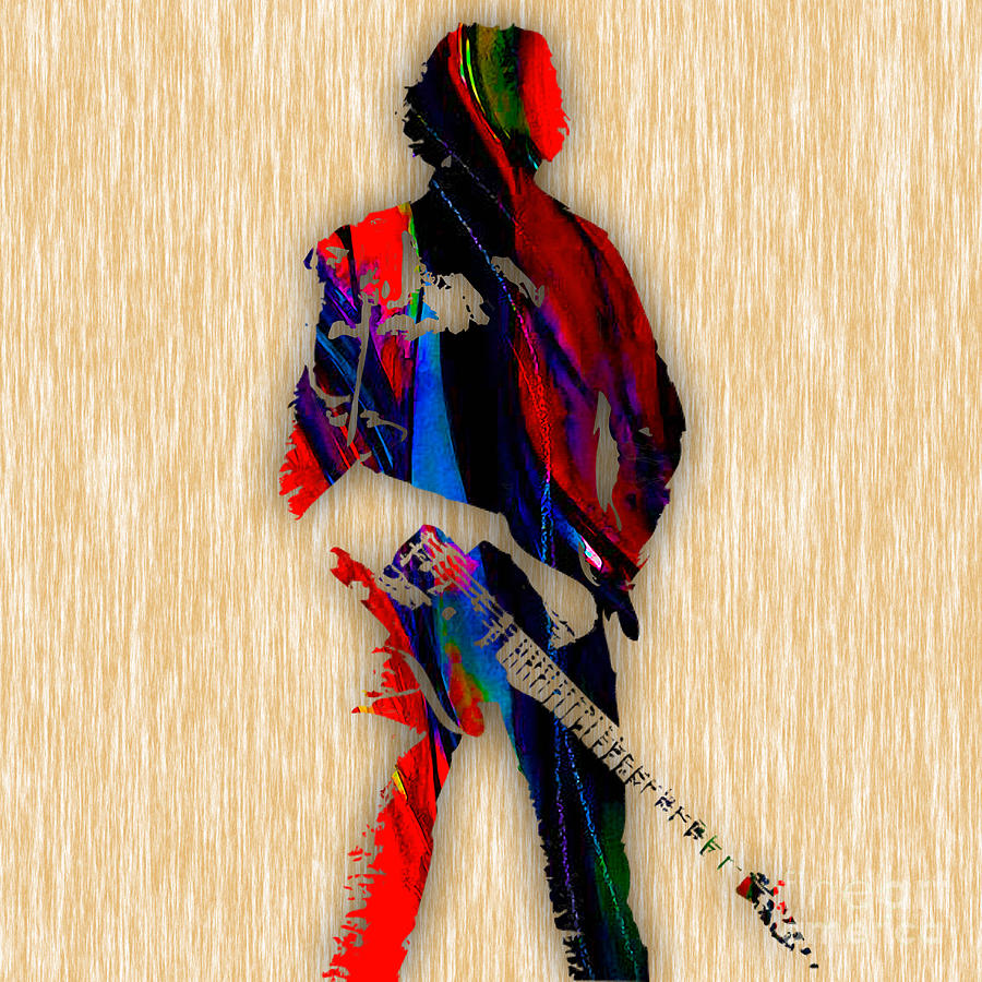 The Boss Bruce Springsteen Mixed Media by Marvin Blaine The Boss Bruce Springsteen Mixed Media by Marvin Blaine