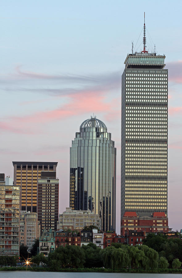 Boston Photograph - The Boston Pru at Sunset by Juergen Roth