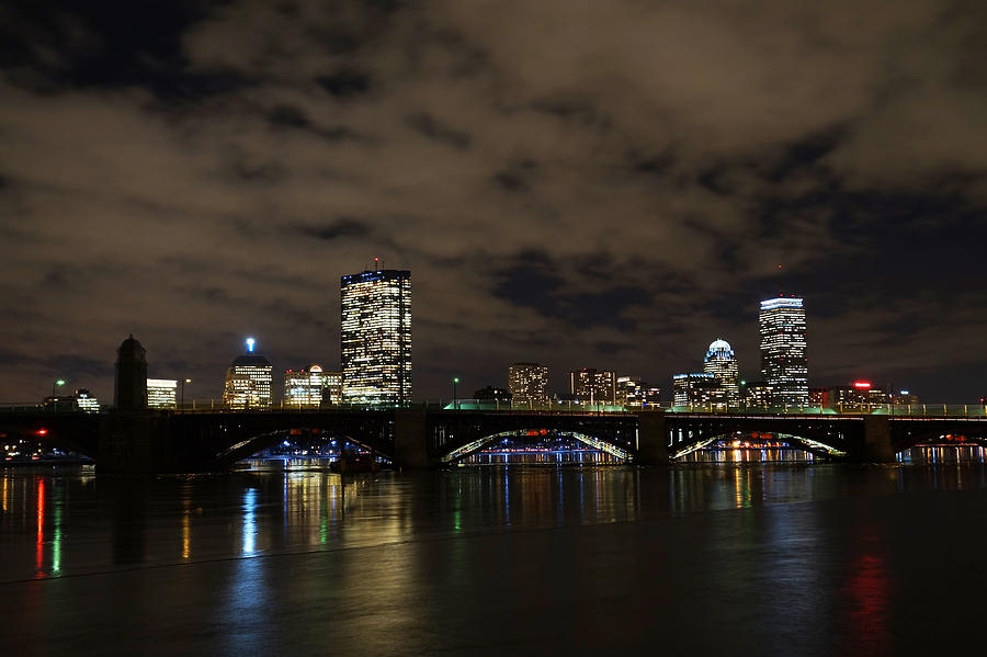 Boston Photograph - The Boston Skyline through the Longfellow Brigde by Toby McGuire