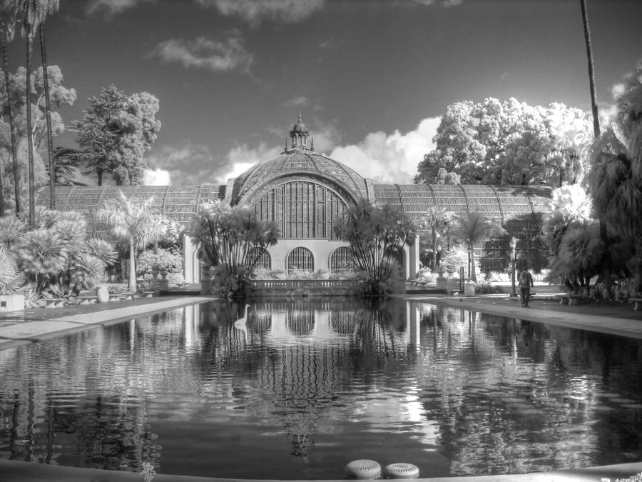 The Botanical Building in Black and white Photograph by Jane Linders