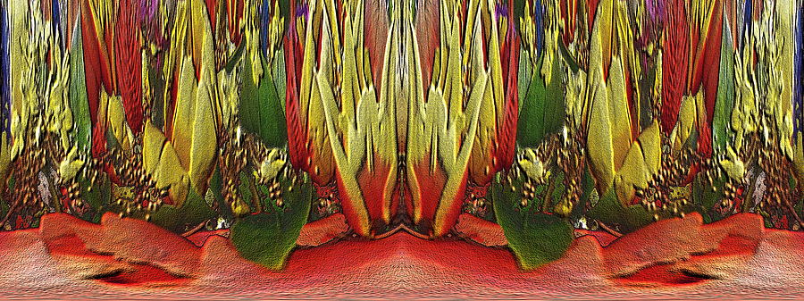 Tim Allen Digital Art - The Bouquet Unleashed 87 by Tim Allen