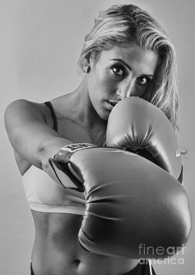 Portrait Photograph - The Boxer II - Boxing by Lee Dos Santos