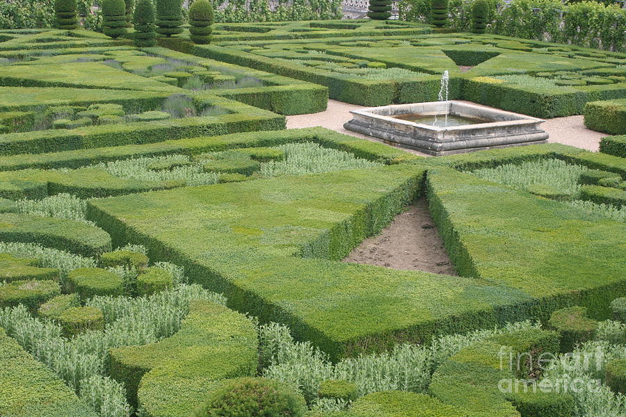 The Boxwood Garden At Chateau Villandry Photograph by Christiane Schulze Art And Photography