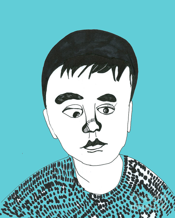 Portrait Drawing - The Boy In The Striped Pyjamas by Alyona Kuraeva
