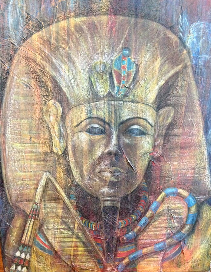 Pharaoh Painting - The Boy Who Became Pharaoh  by Susan L Sistrunk