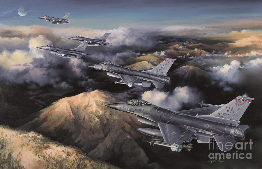 Jet Painting - The Boys From Richmond by Randy Green