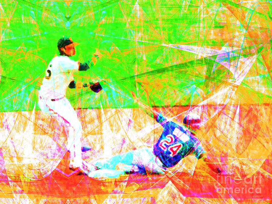 Major League Movie Photograph - The Boys of Summer 5D28208 The Double Play by Wingsdomain Art and Photography