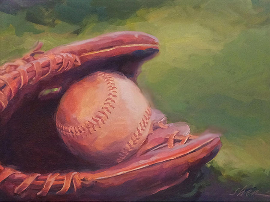 Baseball Painting - The Boys of Summer by Shawn Shea