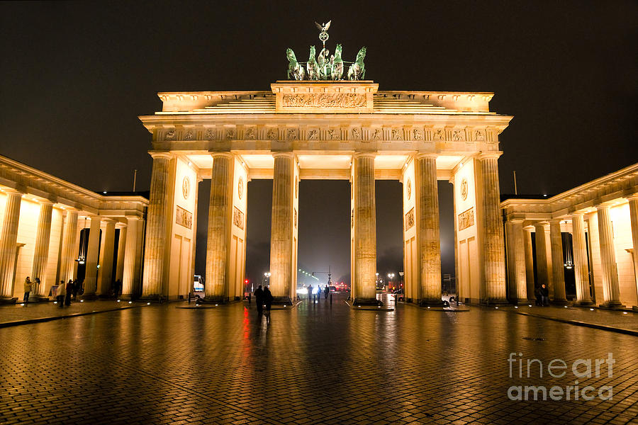 The Brandenburg gate - Berlin Photograph by Luciano Mortula