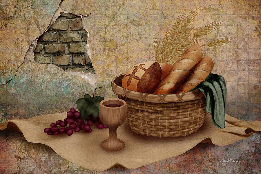 The Bread of Life Digital Art by April Moen