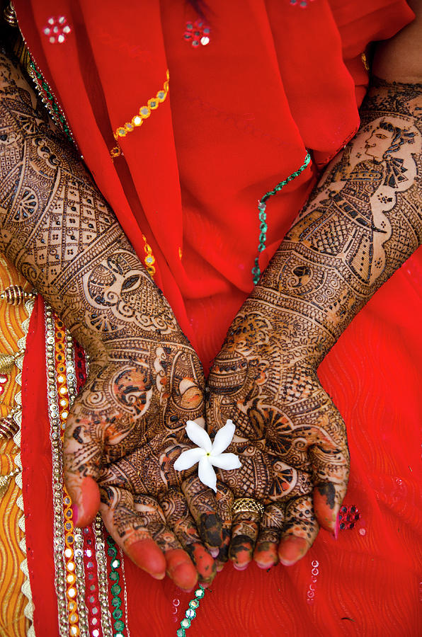 The Bride And Her Mehndi Photograph by Photo Courtesy - Khyati Dodhia