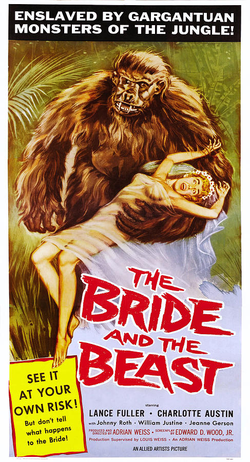 Austin Photograph - The Bride And The Beast, Us Poster by Everett
