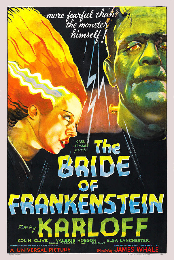 The Bride of Frankenstein Digital Art by Universal Picture