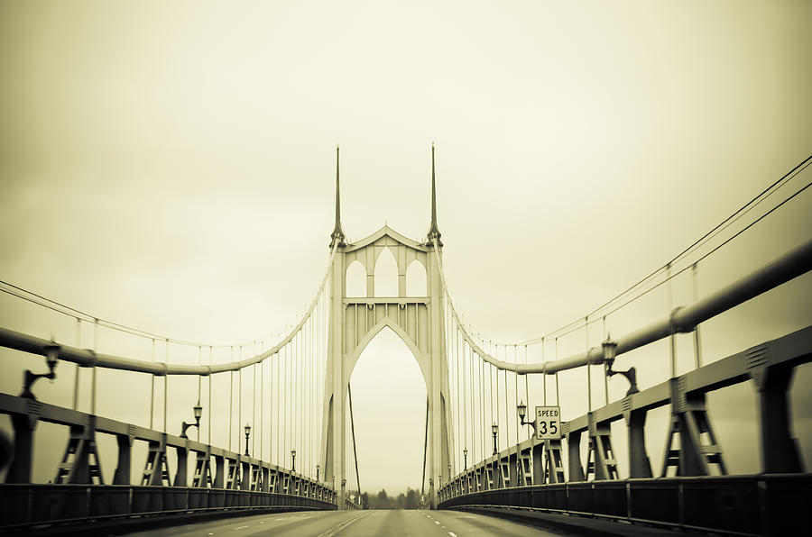 Portland Photograph - The Bridge by Arnab Chakraborty
