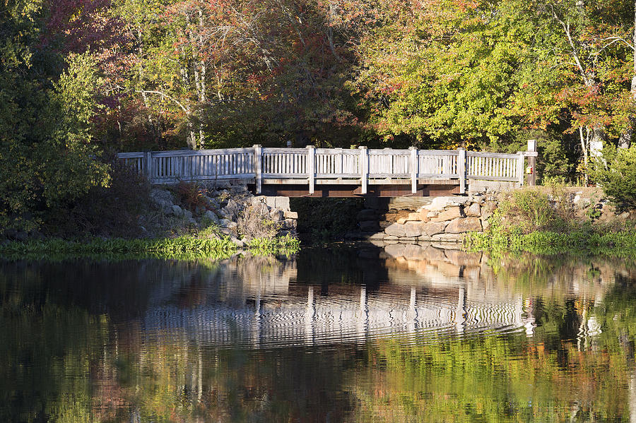 The Bridge in Fall Photograph by Anthony Rossomando