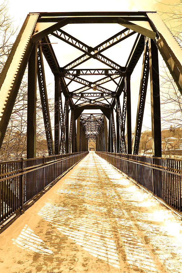 Winter Photograph - The Bridge by Jonathan Brown