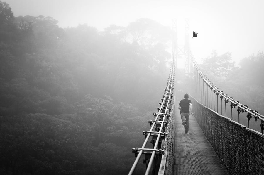 The Bridge Photograph by Mike Lanzetta