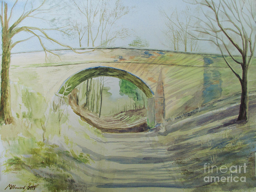 Impressionism Painting - The Bridge Of More Or Less by Martin Howard