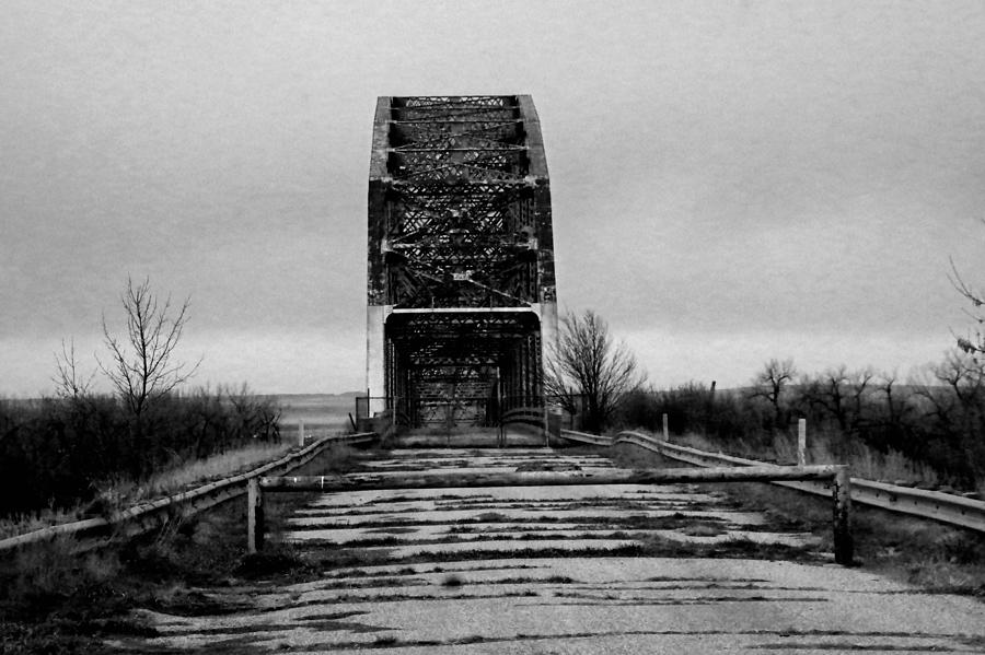 Vintage Photograph - The Bridge We Used To Cross by Jeff Swan