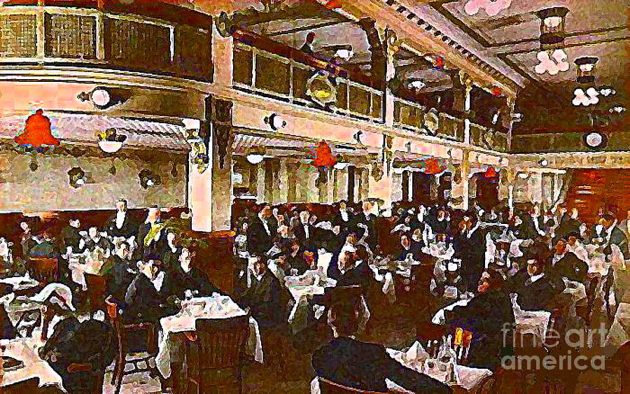 Restaurants Painting - The Brinks Cafe And Restaurant In Los Angeles Ca Around 1910 by Dwight Goss