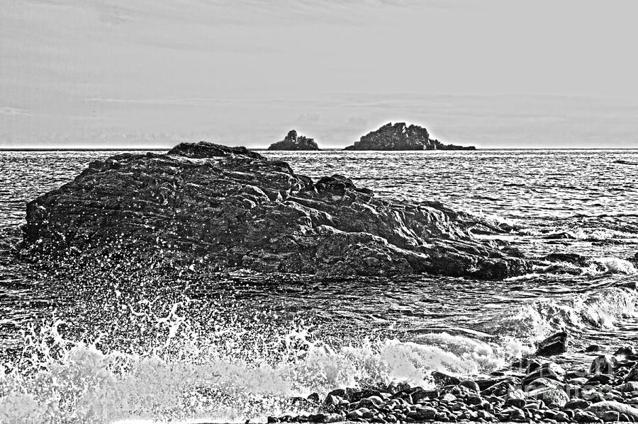 Black And White Photograph - The Brisons Black and White HDR by Terri Waters