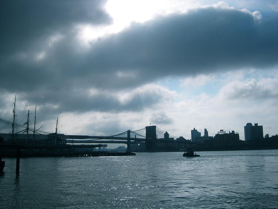 Brooklyn And Manhattan Bridges Photograph