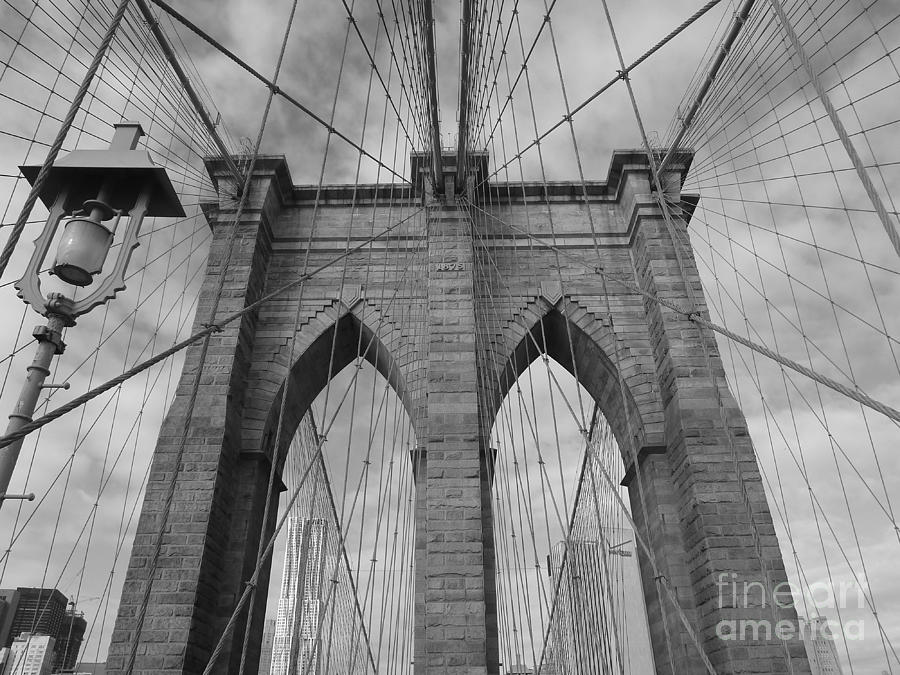 Brooklyn Bridge Photograph - The Brooklyn Bridge by Angie Gonzalez Brooklyn Bridge Photograph - The Brooklyn Bridge by Angie Gonzalez