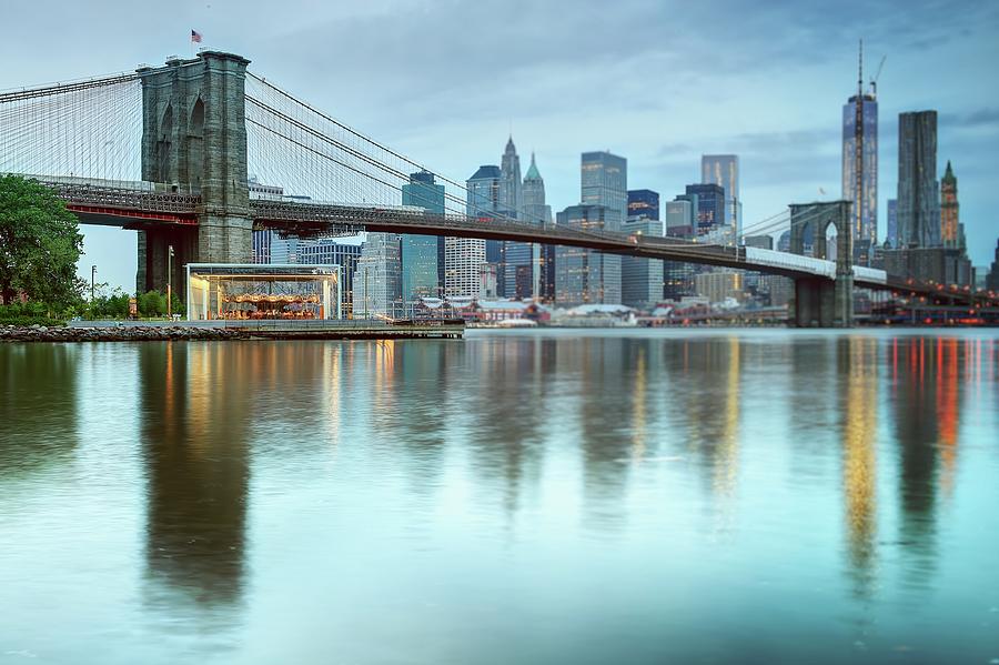 The Brooklyn Bridge Photograph by Photography By Steve Kelley Aka Mudpig