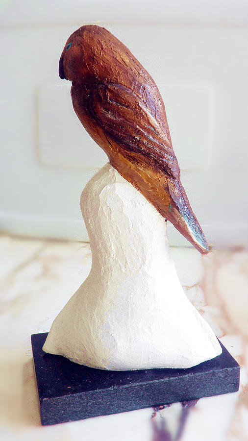 The Brown Bird Sculpture by Xueyin Chen