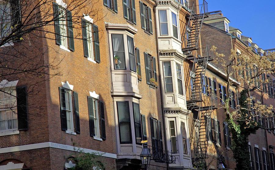 The Brownstones Of Beacon Hill Photograph by Bruce Carpenter