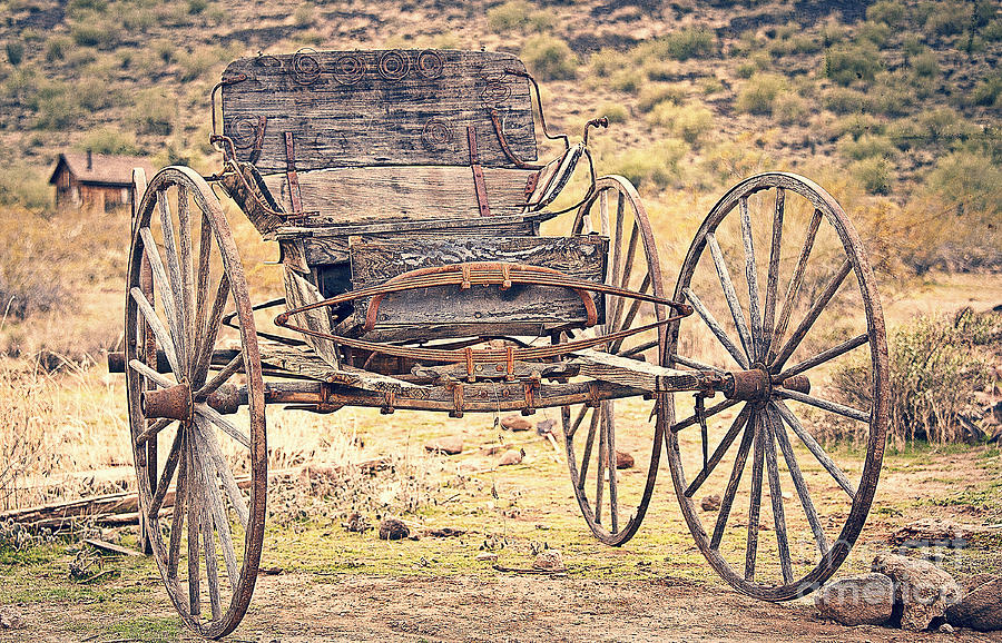 The Buckboard Bounce where West is West Vintage Photograph by Lee Craig