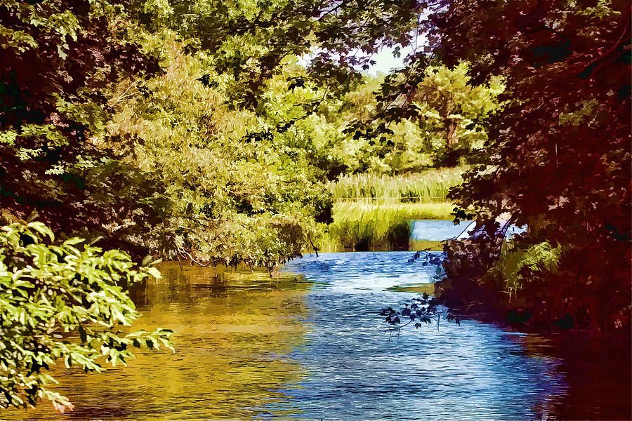 The Bumps River On Cape Cod - Photo Art Photograph by Constantine Gregory