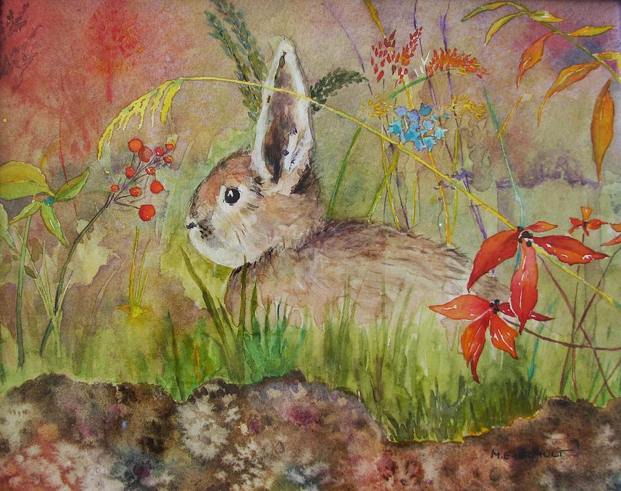 Mumus Bunny Painting by Mary Ellen Mueller Legault